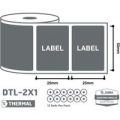 2 x 1 Zebra Thermal Labels – 12 Rolls
